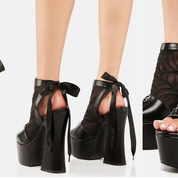 Weave the Night platform heels - Picture 9 of 10